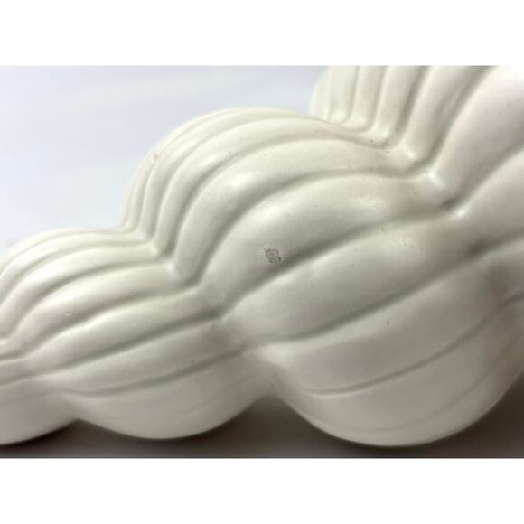 Vintage Fitz & Floyd Seashell Planter Vase MCM Cottagecore Ceramic Japan 17" - Picture 9 of 16